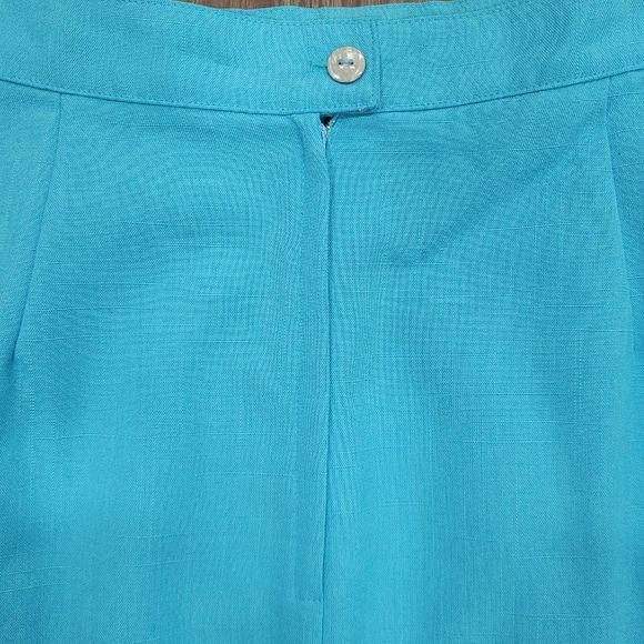 Vintage Braemar Petites matching skirt and blazer suit linen like XL - Picture 10 of 16